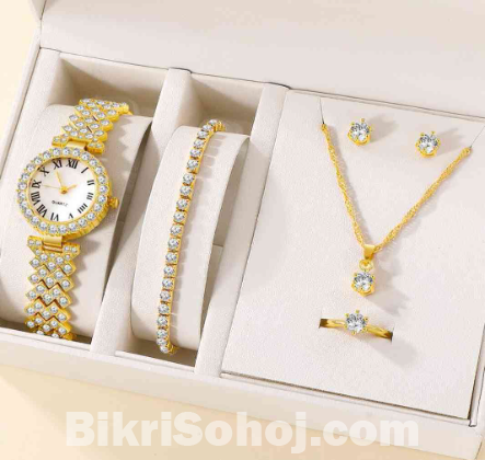 Woman watch 6 pcs set